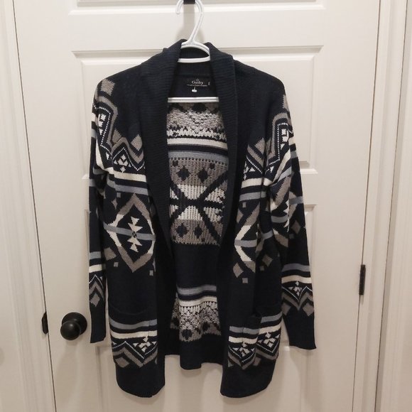 Blue Knit Cardigan - Picture 1 of 2